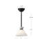 Luminaire suspendu conique à 1 lumière Rafaella-66310918-66310917