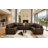 Namdor Leather Match Power Recline Sectional-490572202