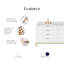 Meuble-lavabo de comptoir en marbre blanc 72 "avec miroir Bristol Carrara Bristol-1158618270