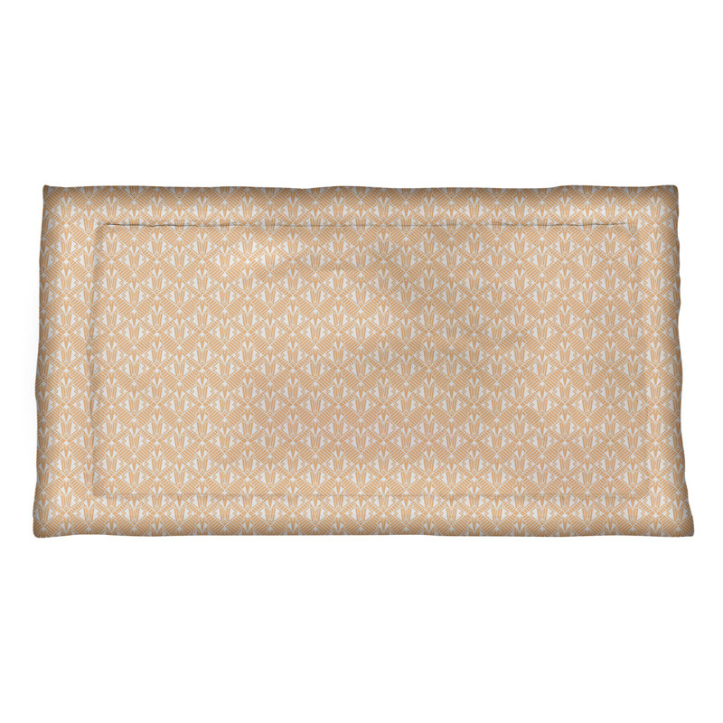 Taie décorative Katelyn Elizabeth, Microfibre, Très grand, Orange clair
