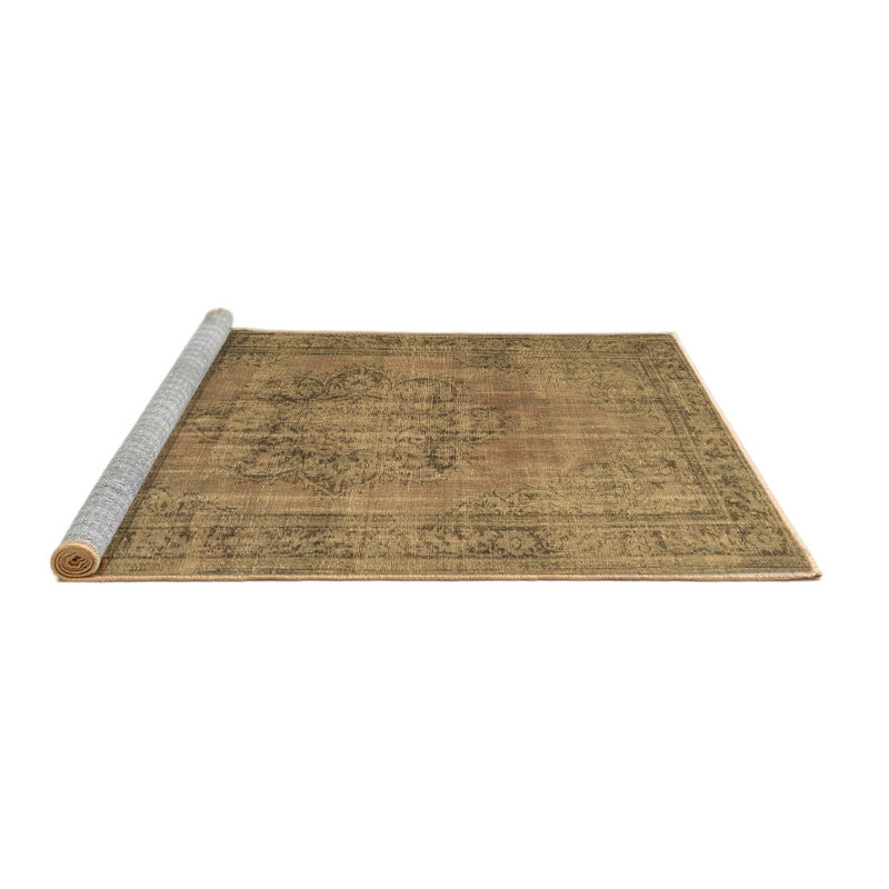 Tapis brun traditionnel Traditional 3553, Rond 5 pi