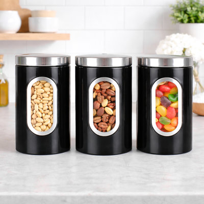 Metal Jar - Set of 3