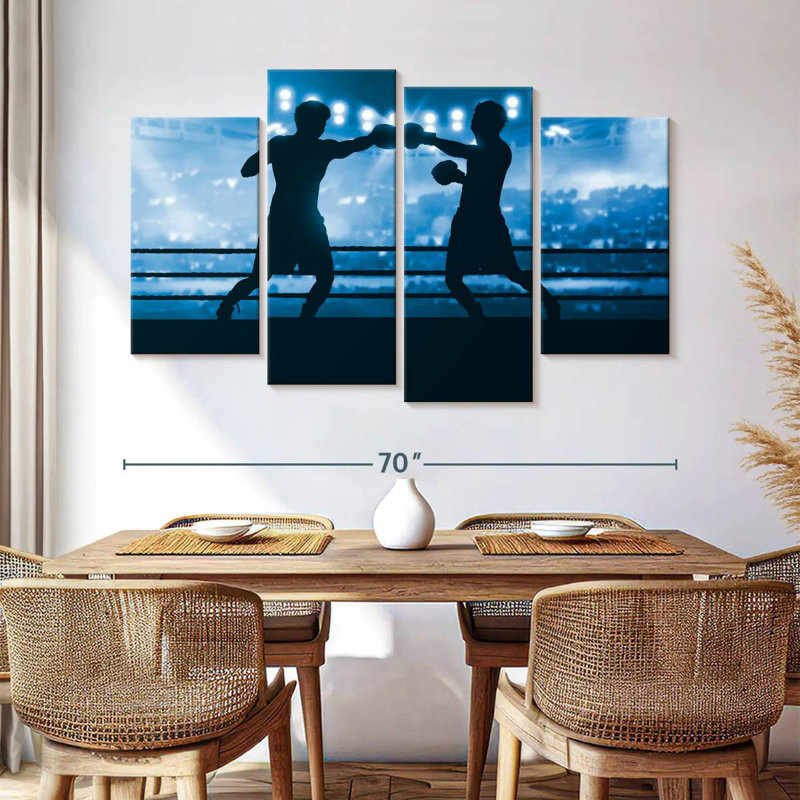 Sireci Boxers Silhouette, 42" H x 68" W