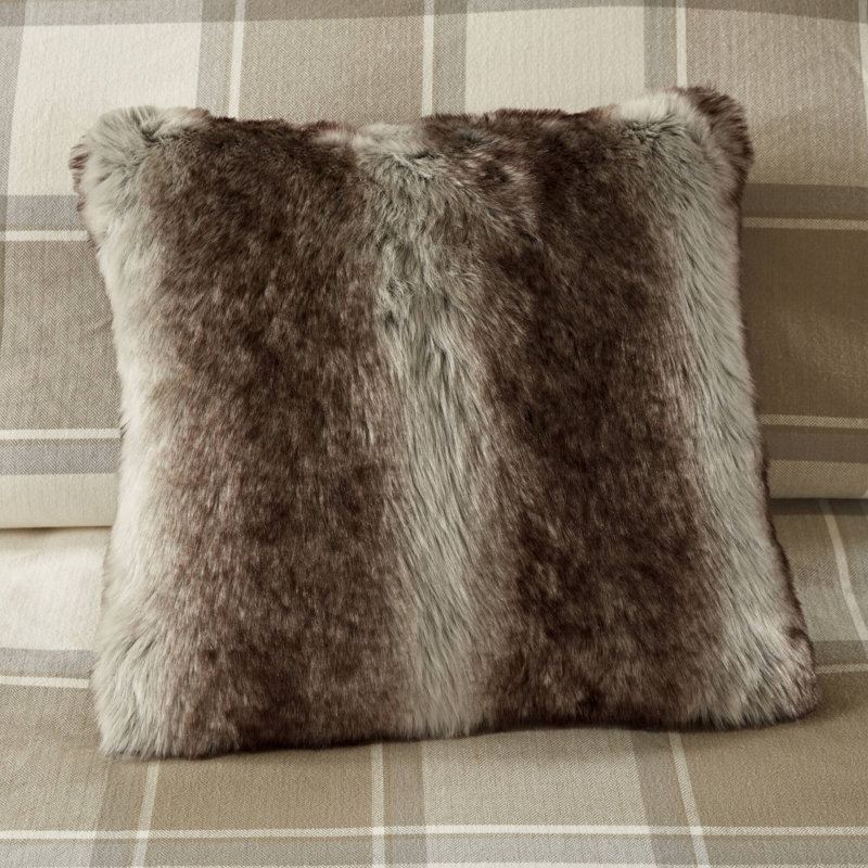 Urban Cabin Luxe Cotton Jacquard Queen Comforter Set in Brown