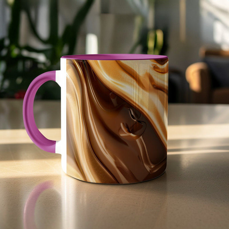 Ceramic Coffee Mug, Purple