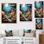 «Aquariums Aquatic Pastoral Patchwork I»-603857862-603857881