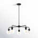 Rooks 5 Light Metal Dimmable Sputnik Chandelier
