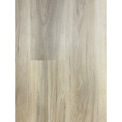 Plancher en vinyle de luxe Spc, 7,2 po X 48 po, 5,3 mm d'épaisseur avec coussin en Ixpe attaché de 1 mm, couche d'usure de 20 mil, verrou à clic Uniclic, aspect bois embossé, micro-biseau