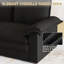 Modern Oversize Sofa 265cm Corduroy Sofa with 4 Seats No Tool Assembly Multi-Layered Cushion-1909445563