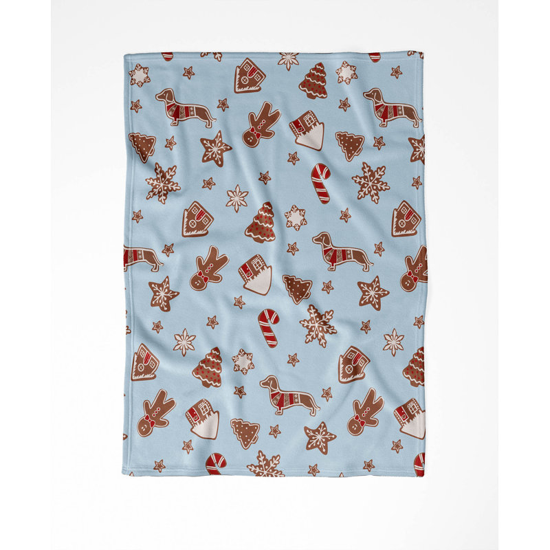 Jeté en velours de coton Ginger All The Way Holiday, Argent argent