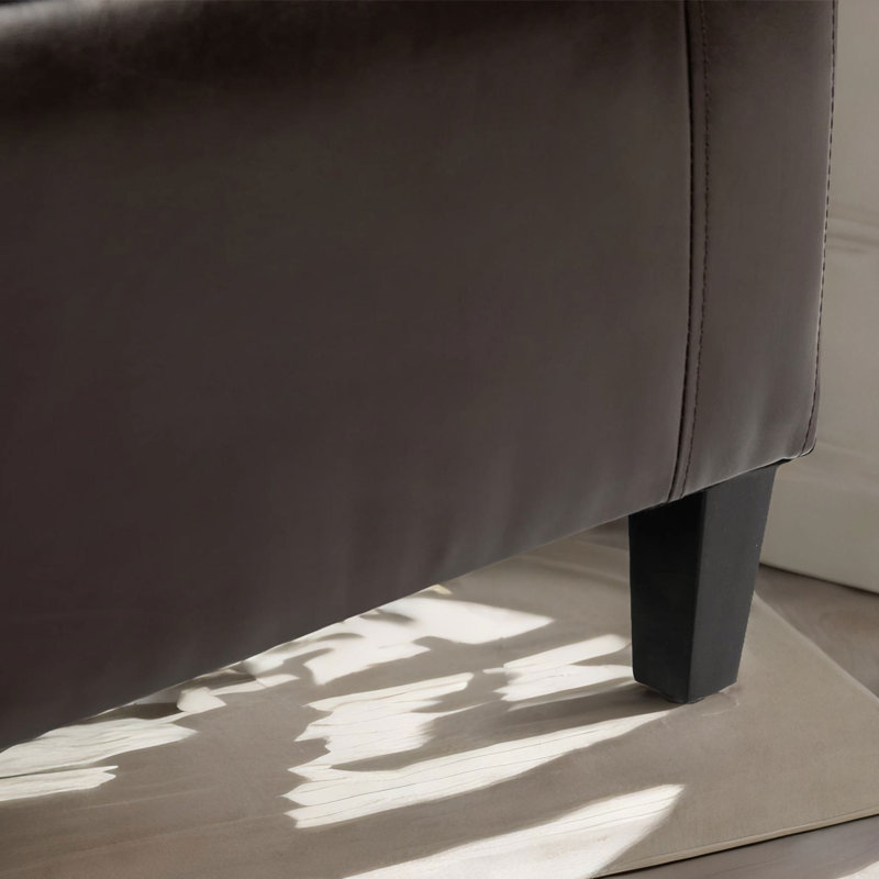 Upholstered Bench, Brown
