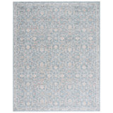 Oriental Area Rug in Blue/Rust
