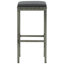 Vian Outdoor Barstool, Poly Rattan, Polyester-106426841-106426842-106426845
