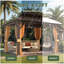 Pavillon de jardin en aluminium