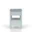 Table de chevet ouverte avec 2 tiroirs-489933994