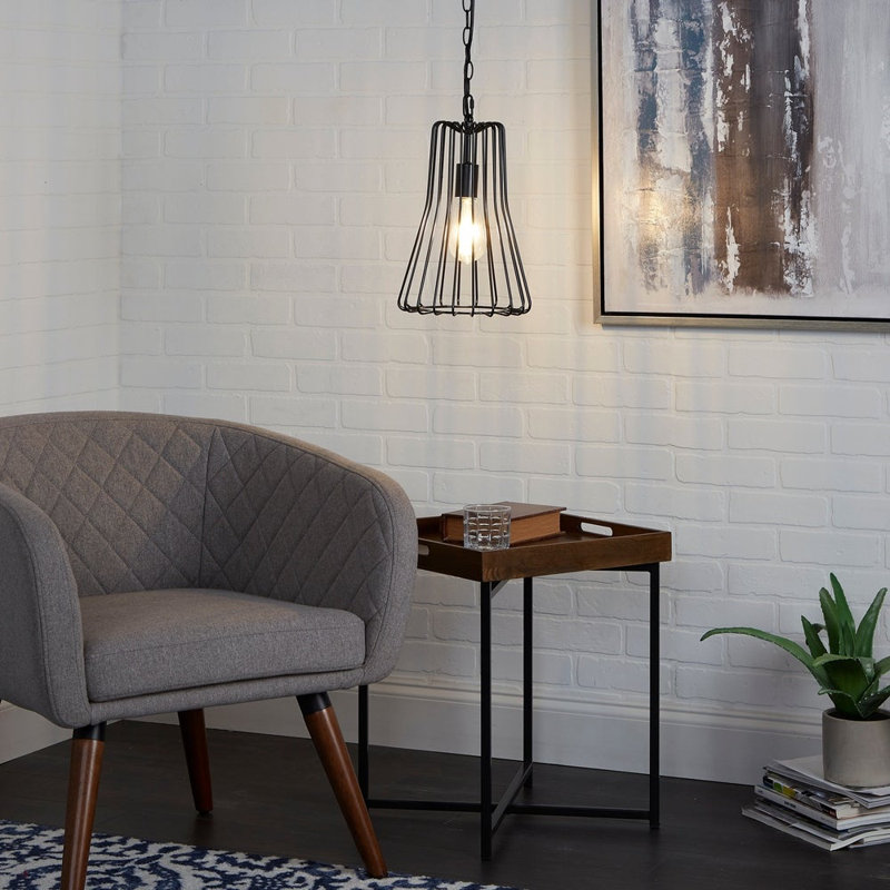 Luminaire suspendu géométrique simple à 1 lumière