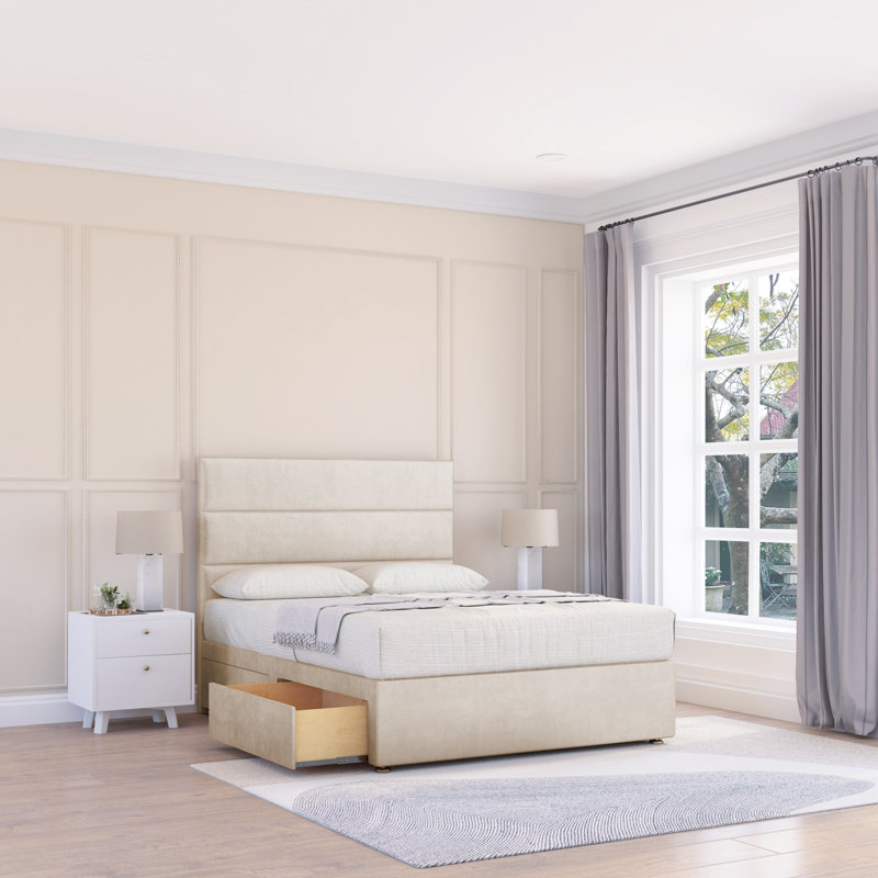 Bed, Cream, Kingsize (5')