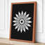 Geometric Daisy Botanical - Wrapped Canvas-486684532-486684524