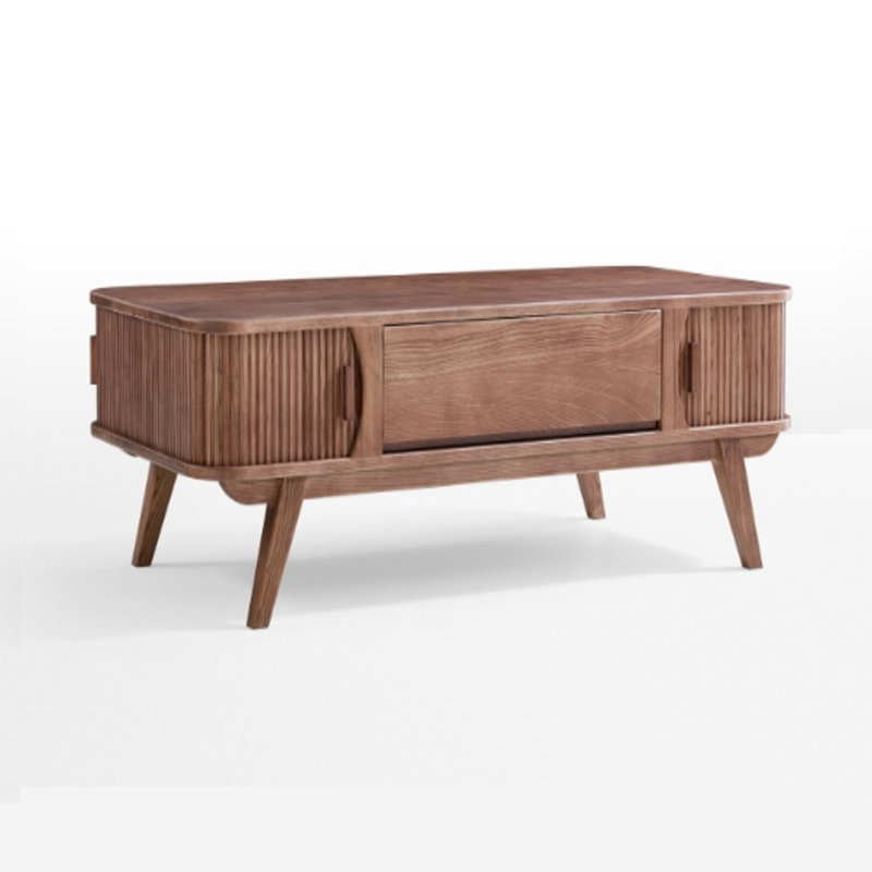 Modern Nordic solid wood coffee table