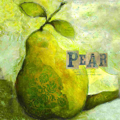 Poire - impression sur toile tendue