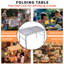 90cm Rectangular Adjustable Folding Table