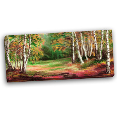 «Autumn Forest Landscape», reproduction sur toile tendue