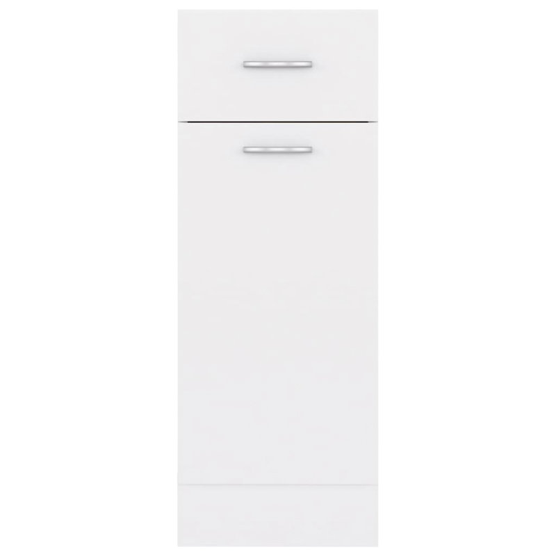 Drawer Base Cabinet 30X46x81.5 Cm, Gloss White