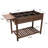 8 Pockets Horticulture Raised Garden Bed Elevated Wood Planter Box Stand with Foldable Side Table and Storage Shelf for Herb/Vegetables/Flowers-1938505422