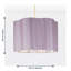 20cm H Cotton Drum Pendant Shade ( Uno )-71035731