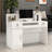 Rasnick Rectangle Solid + Manufactured Wood Reception Desk with Filing Cabinet