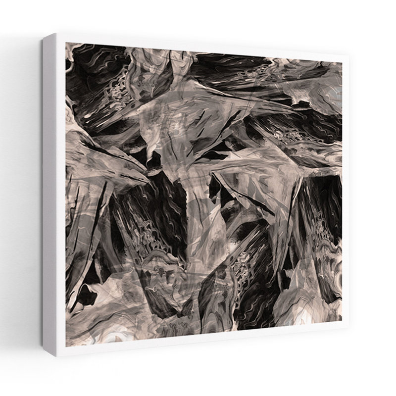 Art contemporain, art contemporain abstrait, H 24 po x l 24 po