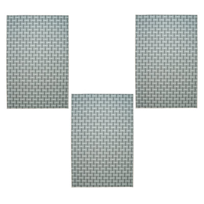 Ensemble de tapis intérieur / extérieur en polyester touffeté à la machine Acmetonia