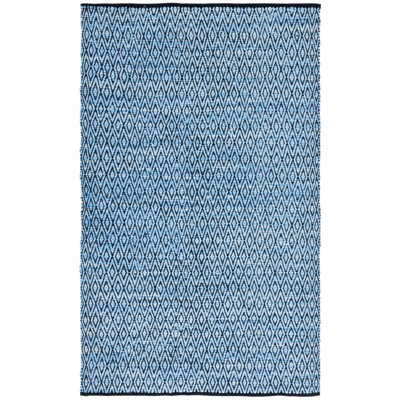 Tapis géométrique tissé à la main Montauk