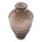Contemporary Textured Glass Vase For Home Decor - Decorative Flower Vase Perfect For Table Centerpiece, Entryway, And Living Room Decor - 15",  Brown-2066112849
