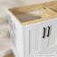 Base de meuble-lavabo double 60 po en bois massif-92727184