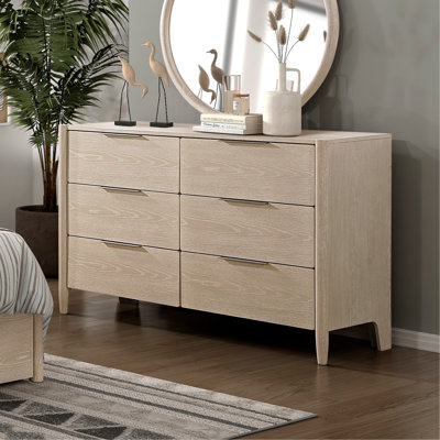 Commode de rangement moderne à 6 tiroirs