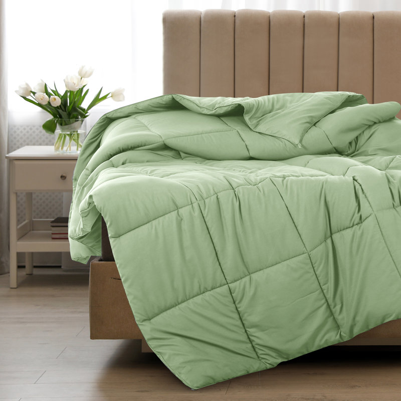 Housse de couette en duvet synthétique toutes saisons toutes saisons, Grand / Double, Sauge