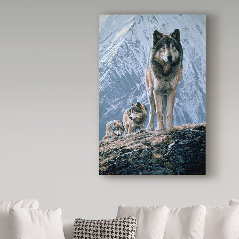 «Crossing The Ridge» par Etelca, impression sur toile tendue, H 32 po x l 22 po x P 2 po