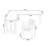 78.74"+47.24" Black L-Shaped Solid Wood Office Sets