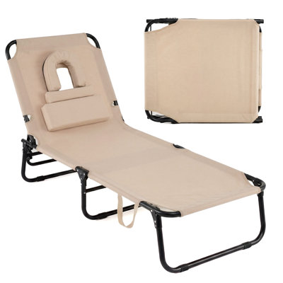 Longin Outdoor Metal Chaise Lounge