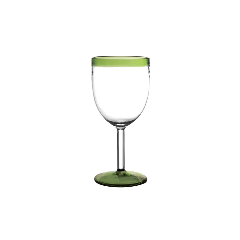 Verre borosilicaté 10 oz. Bleu, Vert