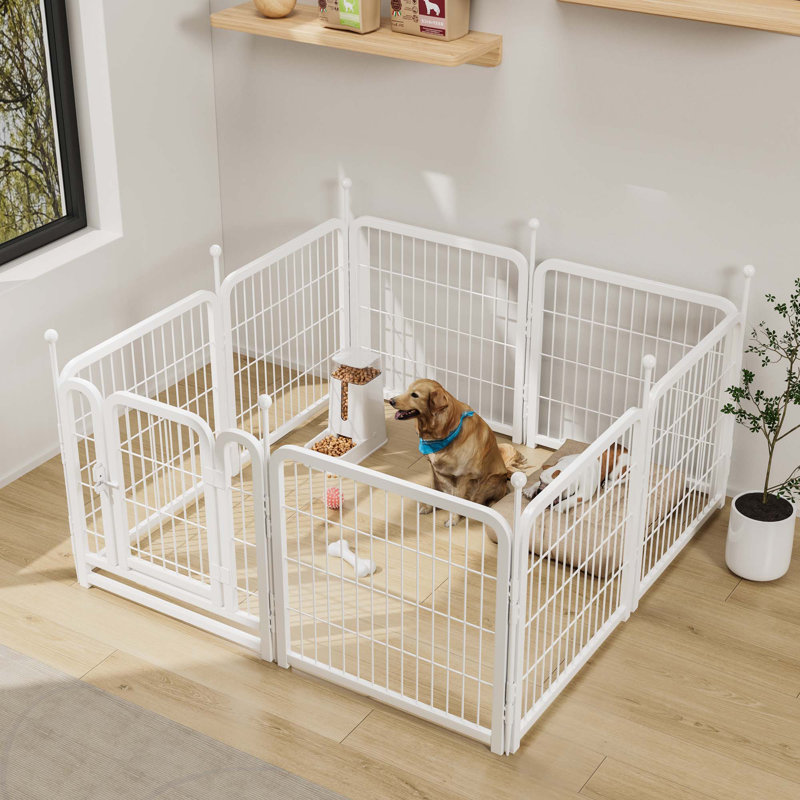 Parc pour chien 8 panneaux 24 po de hauteur pour enclos de chiot pour chien