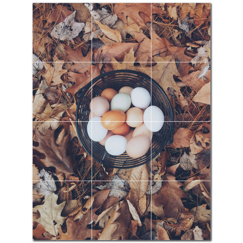 8 in. x 8 in. Ceramic Decorative Mural
