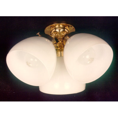 Baskin Glass Semi Flush Mount