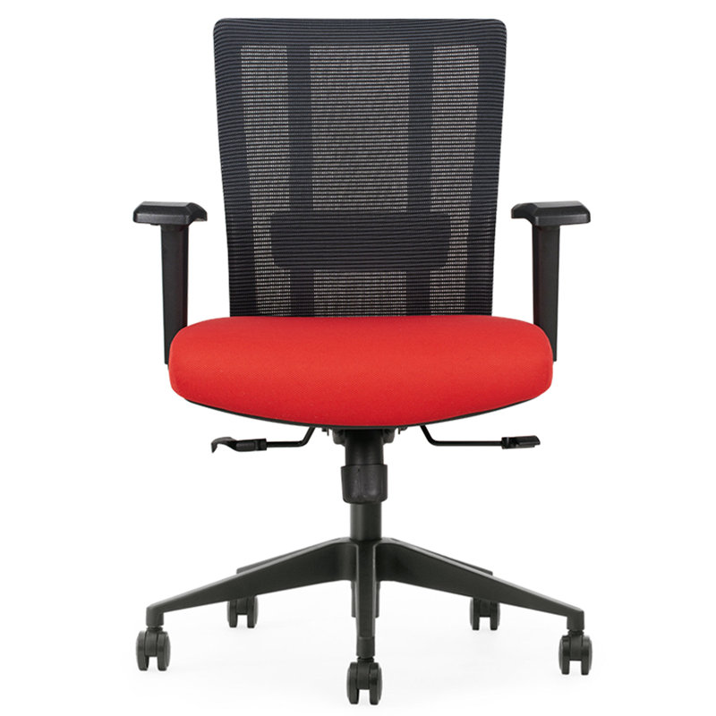 Chaise de travail ergonomique Scarlette, Rouge