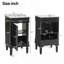 Armoire de salle de bain de style français 18 po avec rangement, solution pour petit espace avec lavabo en céramique, tablette réglable, charnières à fermeture en douceur-1544707394