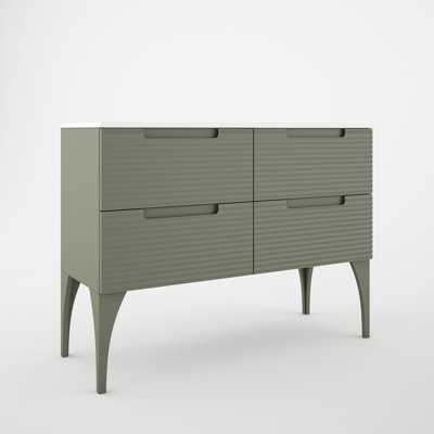 Moncler 48'' Double Bathroom Vanity with Ceramic Top