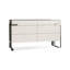 Buffet décoratif moderne en bois manufacturé gris-373589686