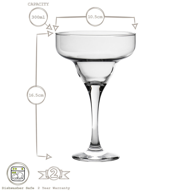 300ml Margarita Glass, 12