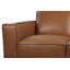 Orren Ellis Kijuana Top Grain Leather Sofa, Brown
